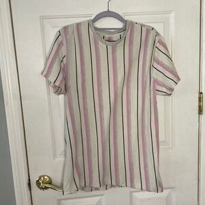 San Francisco work shirts striped T-shirt, size XL